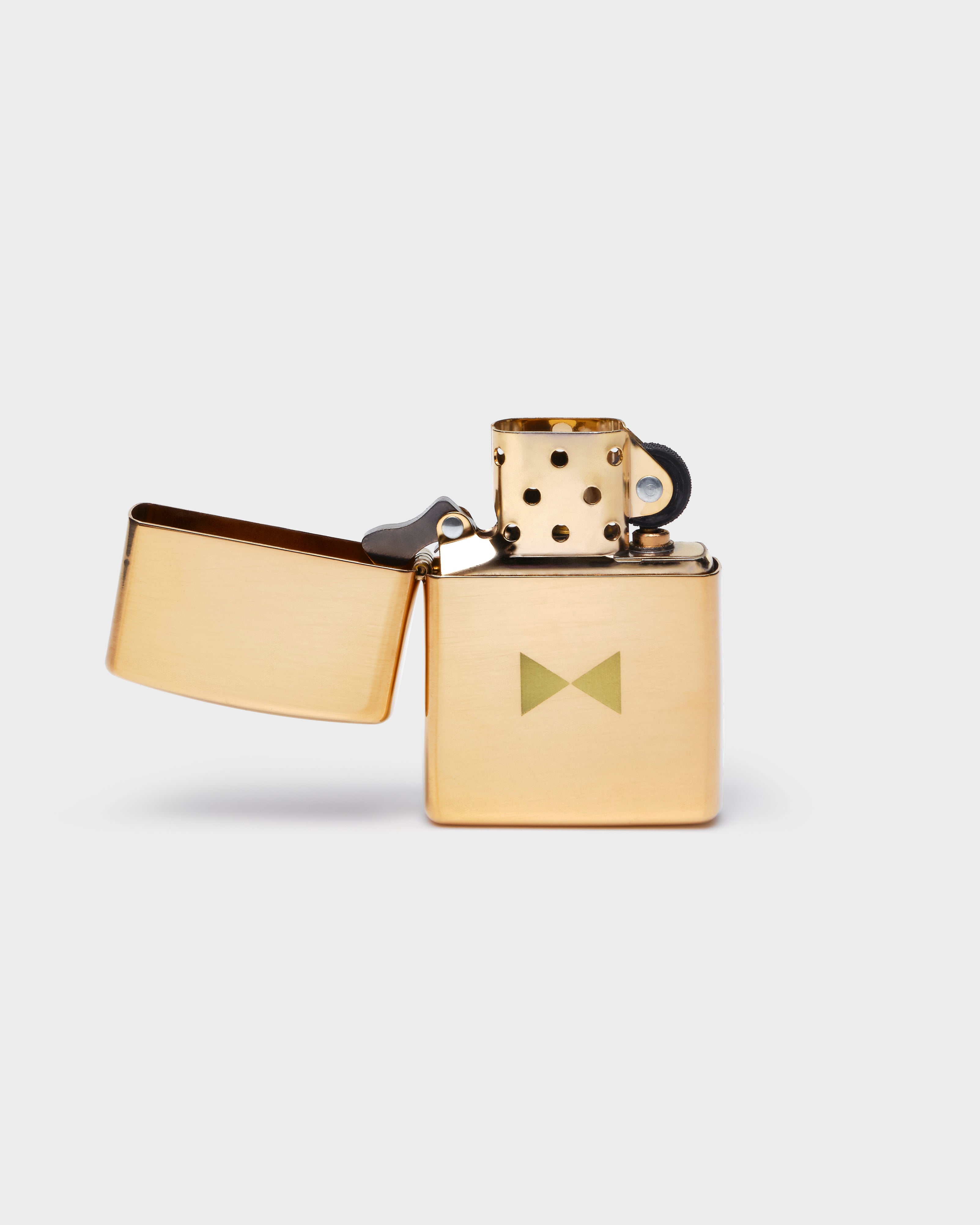 Regular High Polished Brass Fontainebleau Lighter