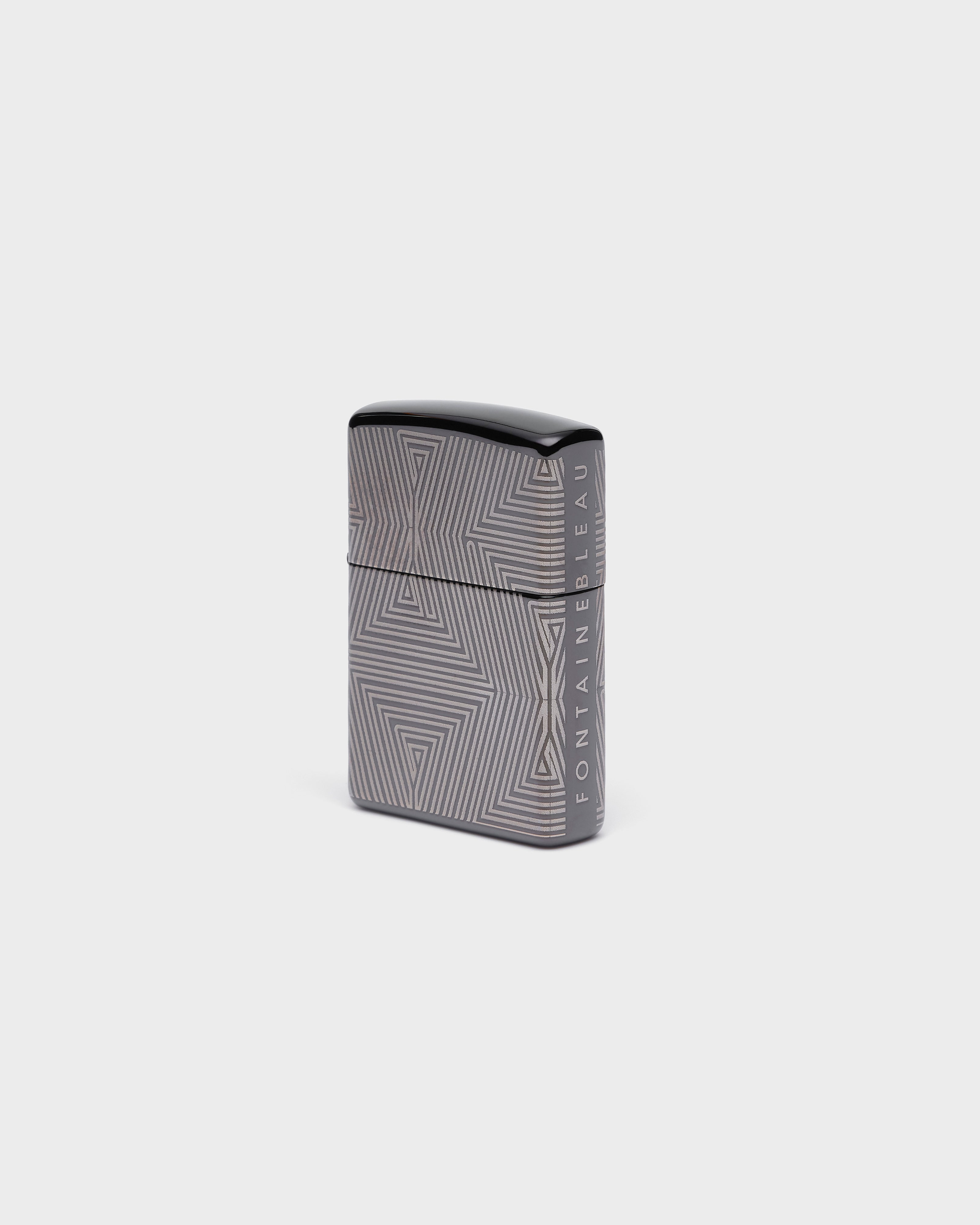 Fontainebleau Motif Lighter in Ebony