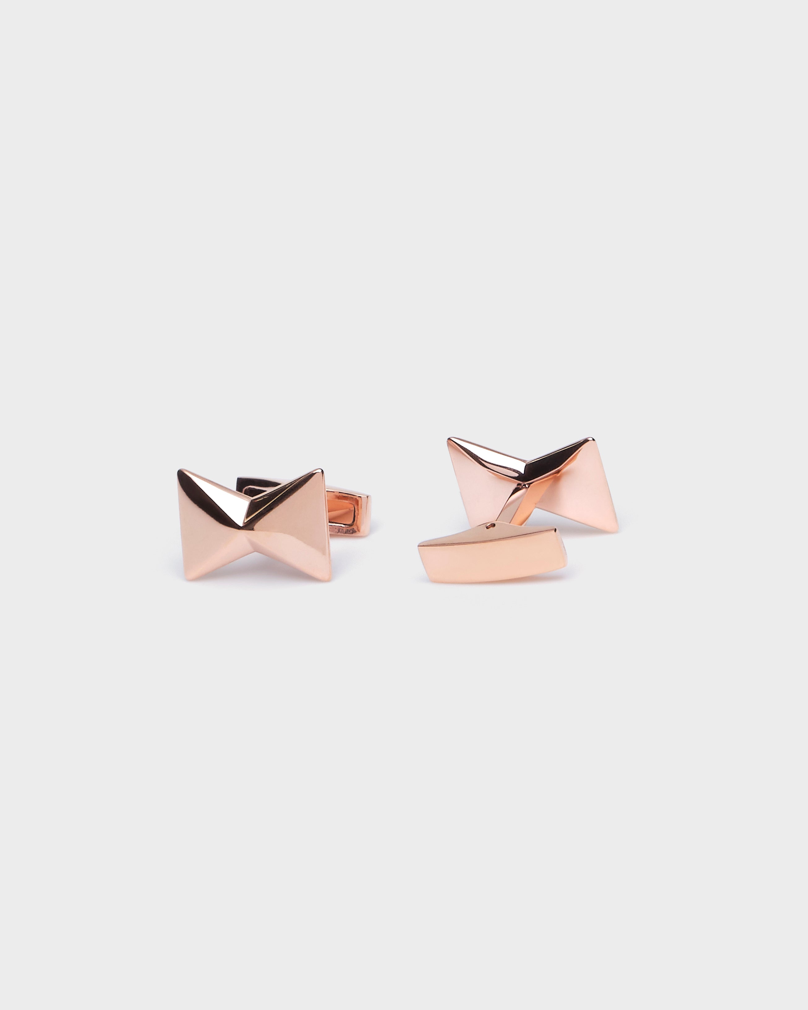 Bowtie-Shaped Cufflinks