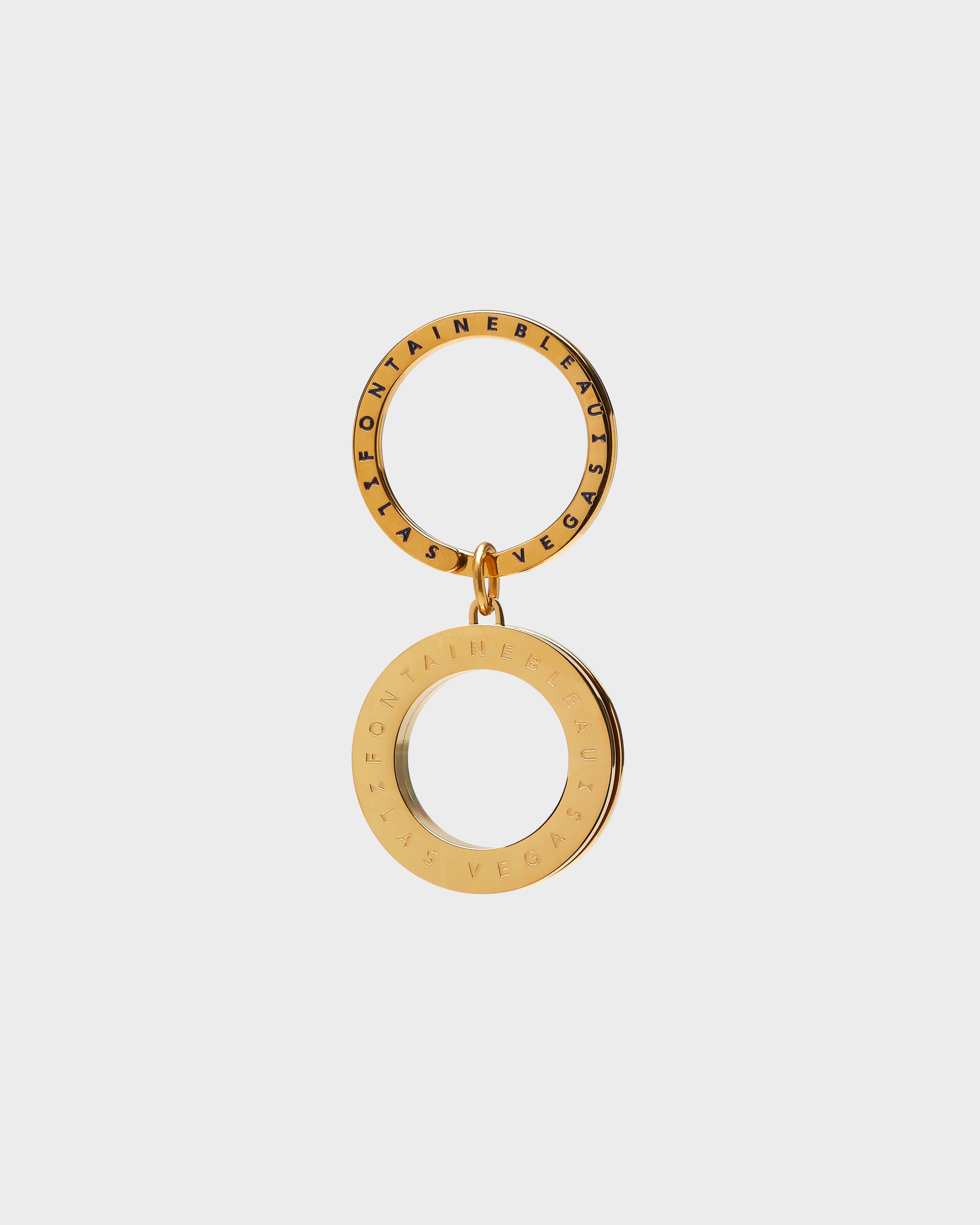 Fontainebleau Las Vegas Ring‑Shape Cutout Keychain
