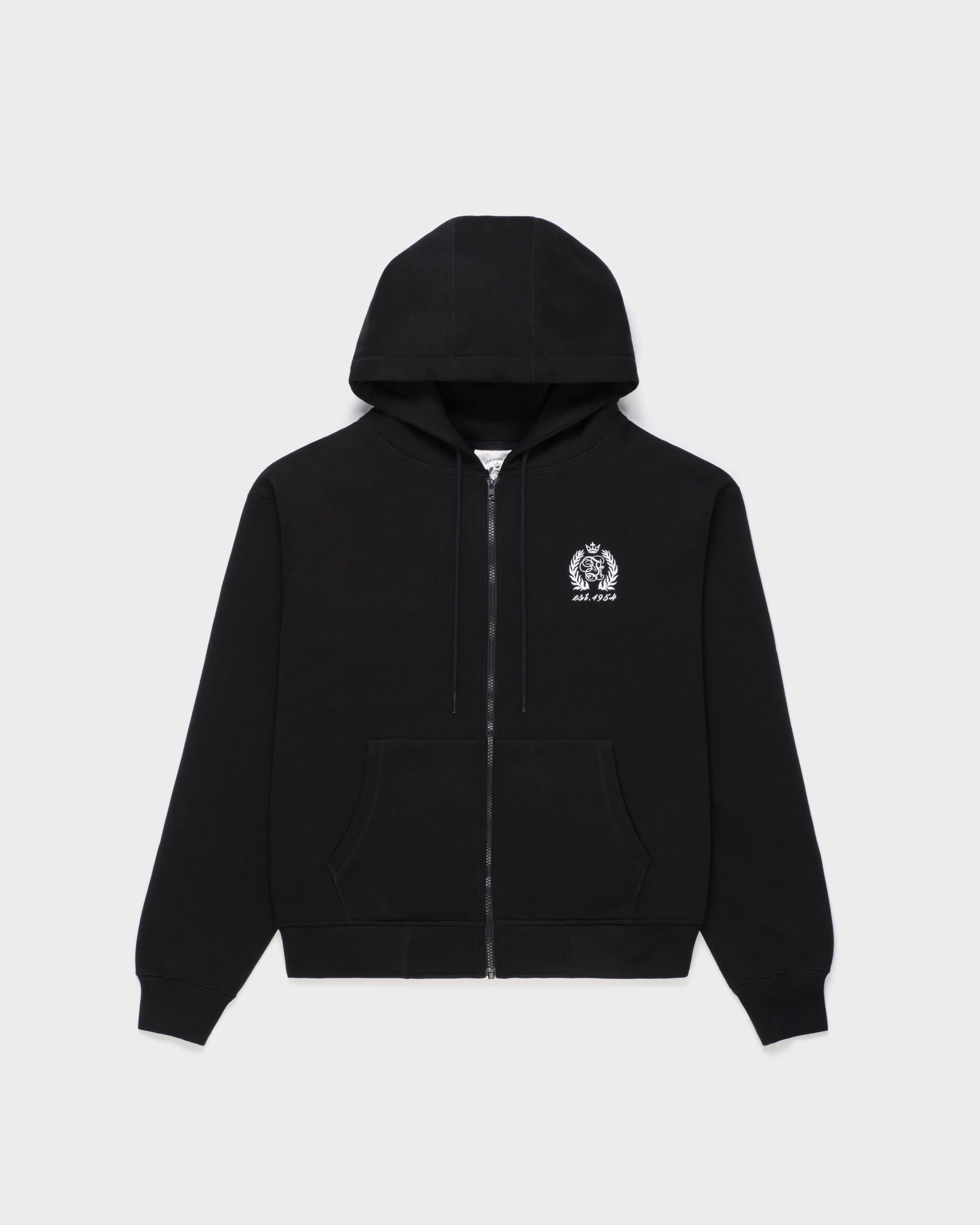 Unisex Zip-Up Hoodie with FBLV Crest Logo