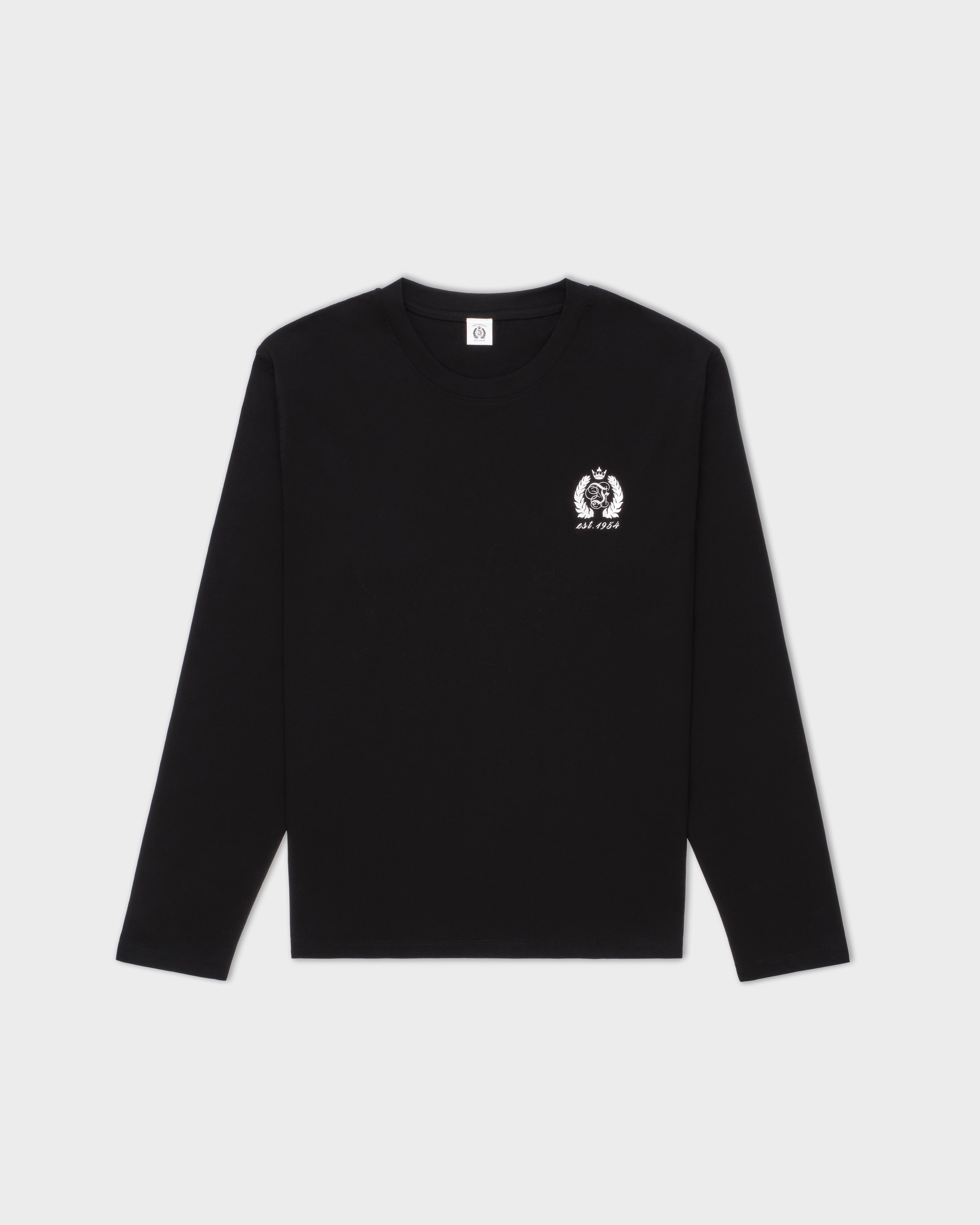 Unisex Long Sleeve T‑Shirt with FBLV Crest – Mini Logo