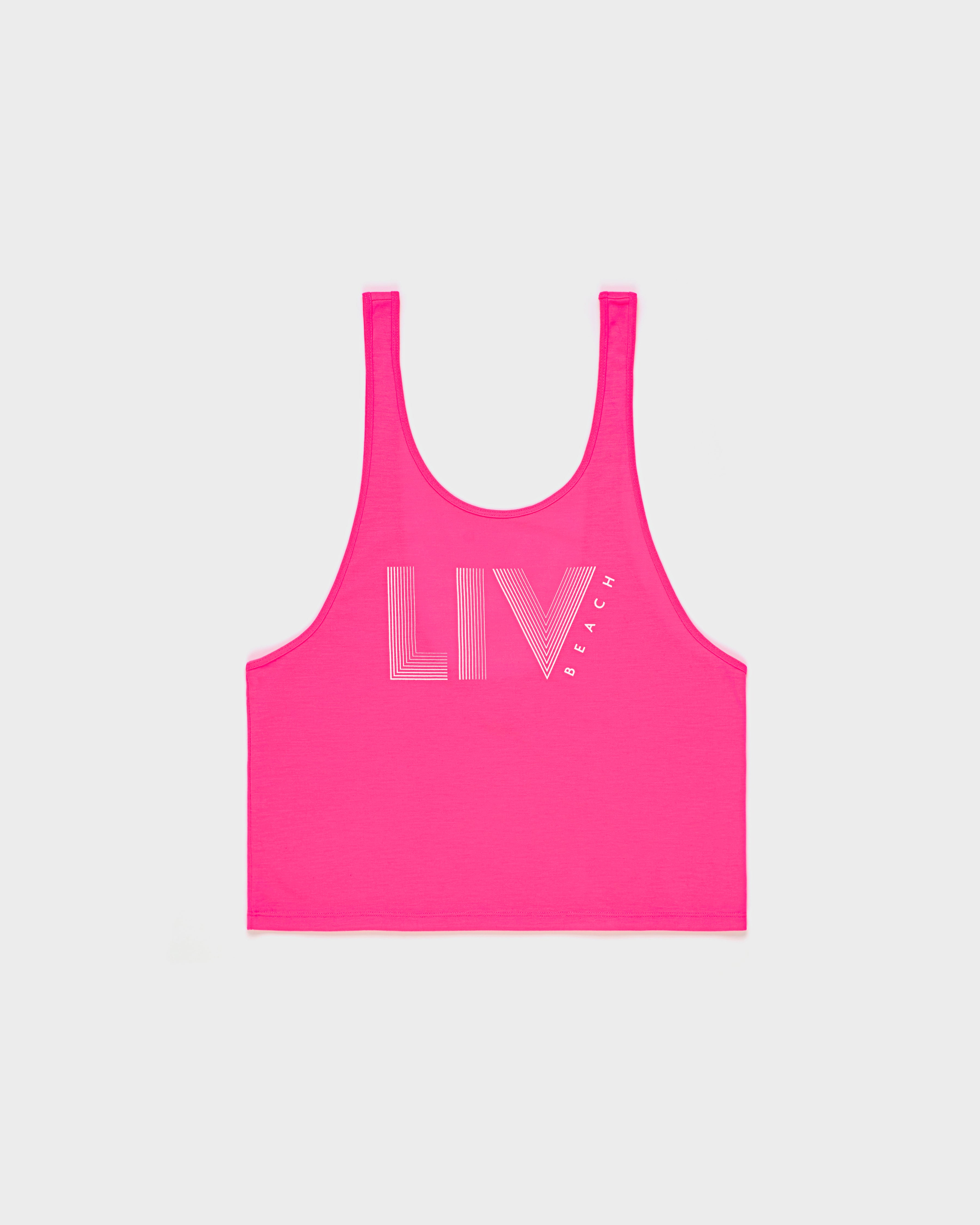 "LIV" Beach Unisex Tank Top
