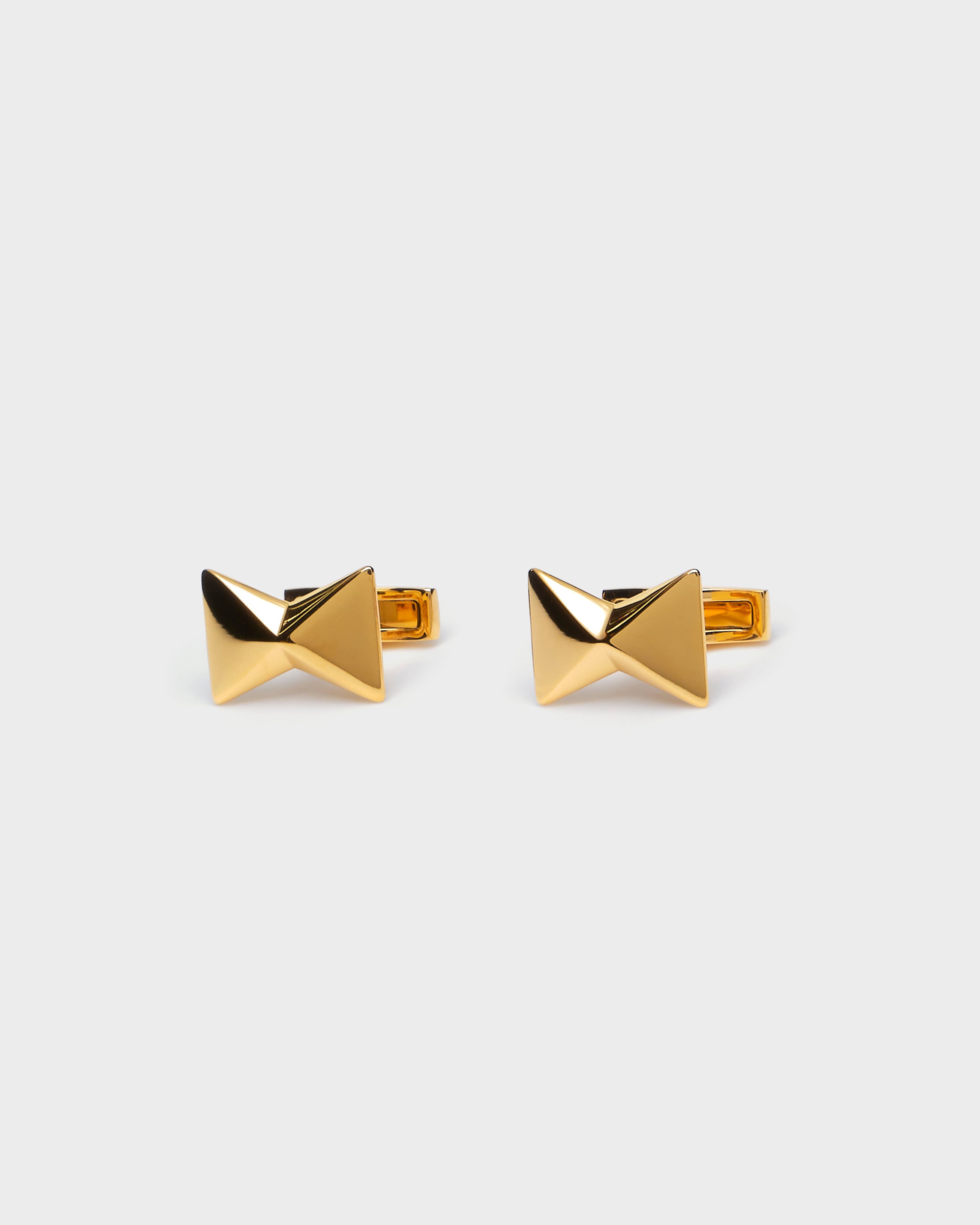 Bowtie-Shaped Cufflinks