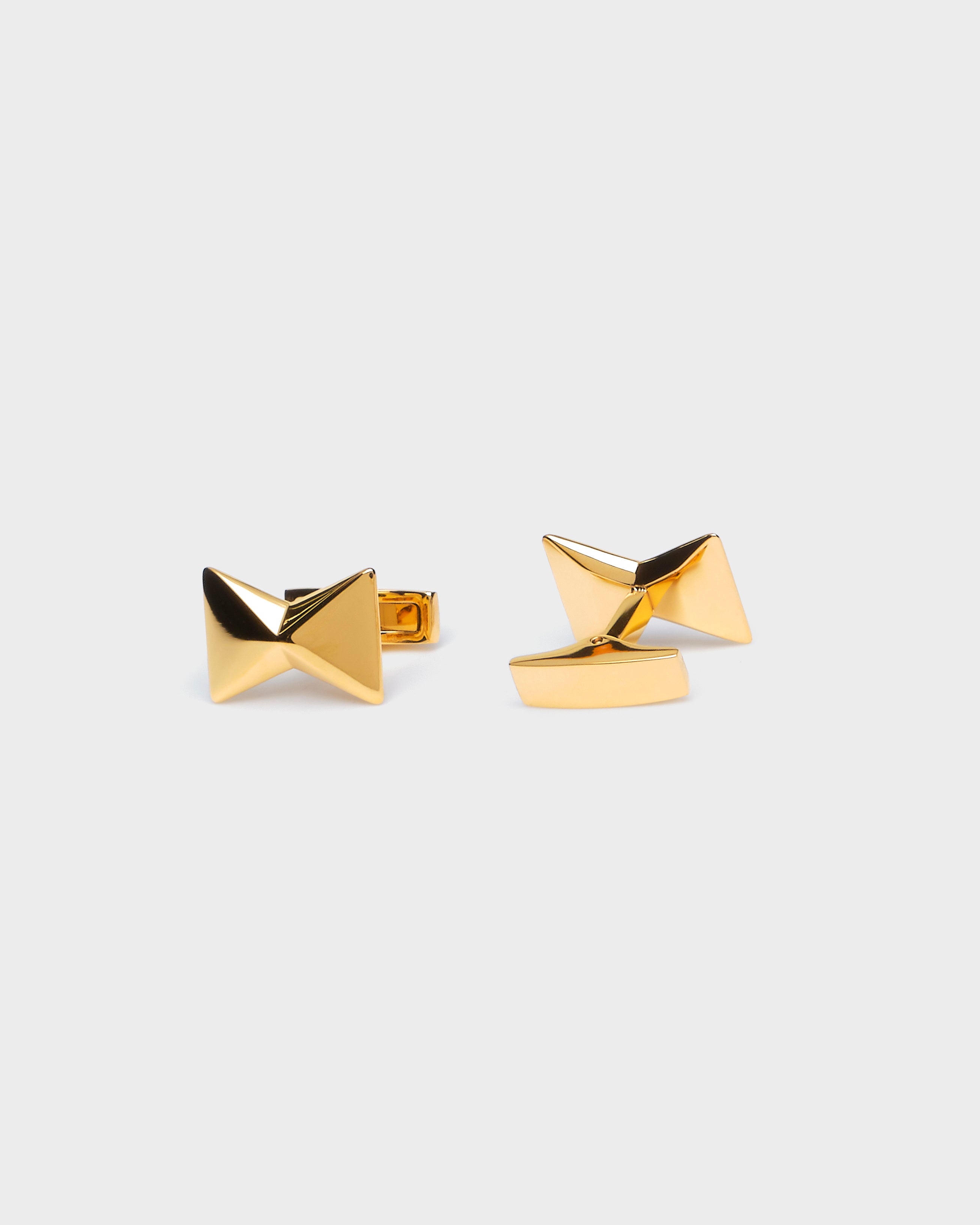 Bowtie-Shaped Cufflinks