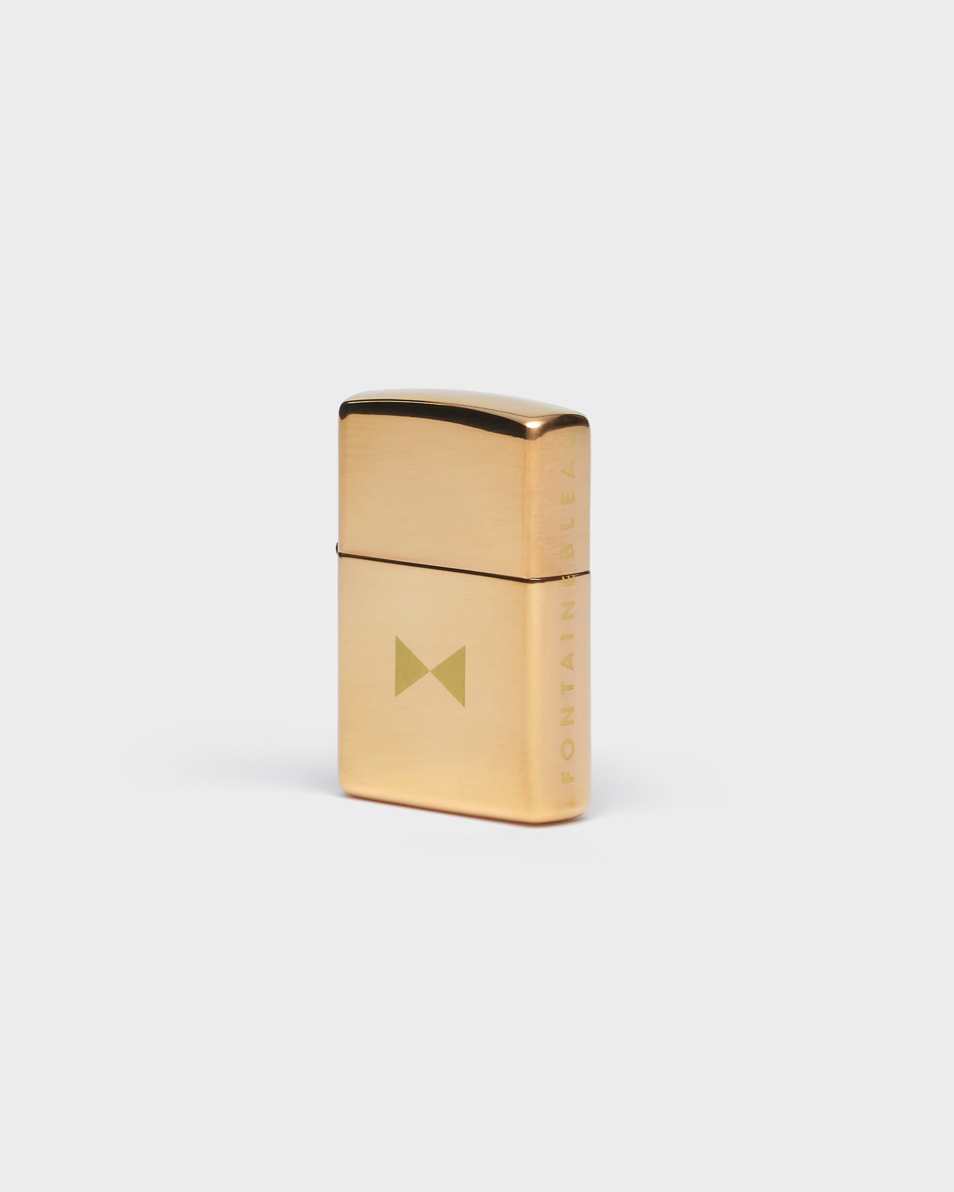 Regular High Polished Brass Fontainebleau Lighter
