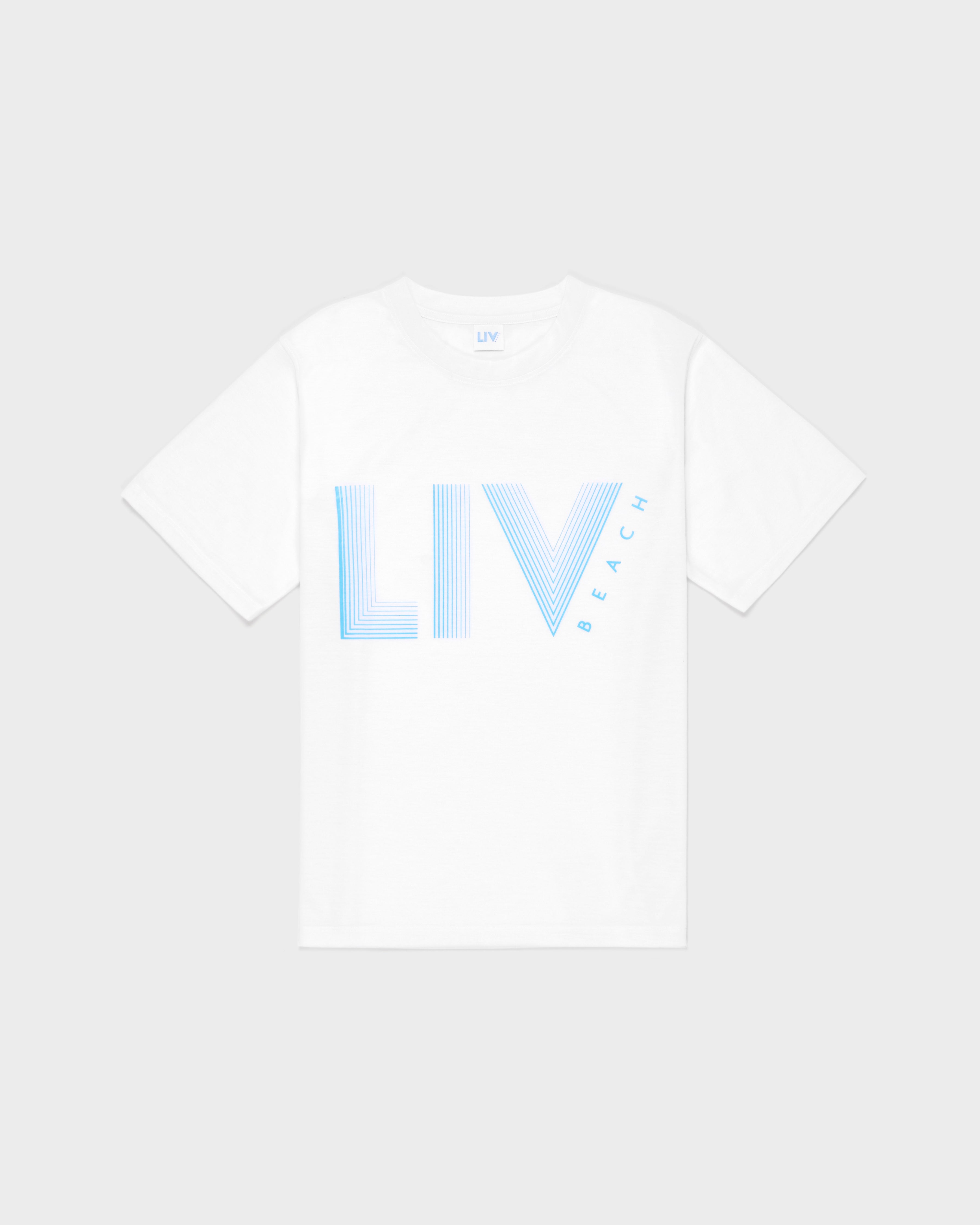 "LIV" Beach Unisex T-Shirt