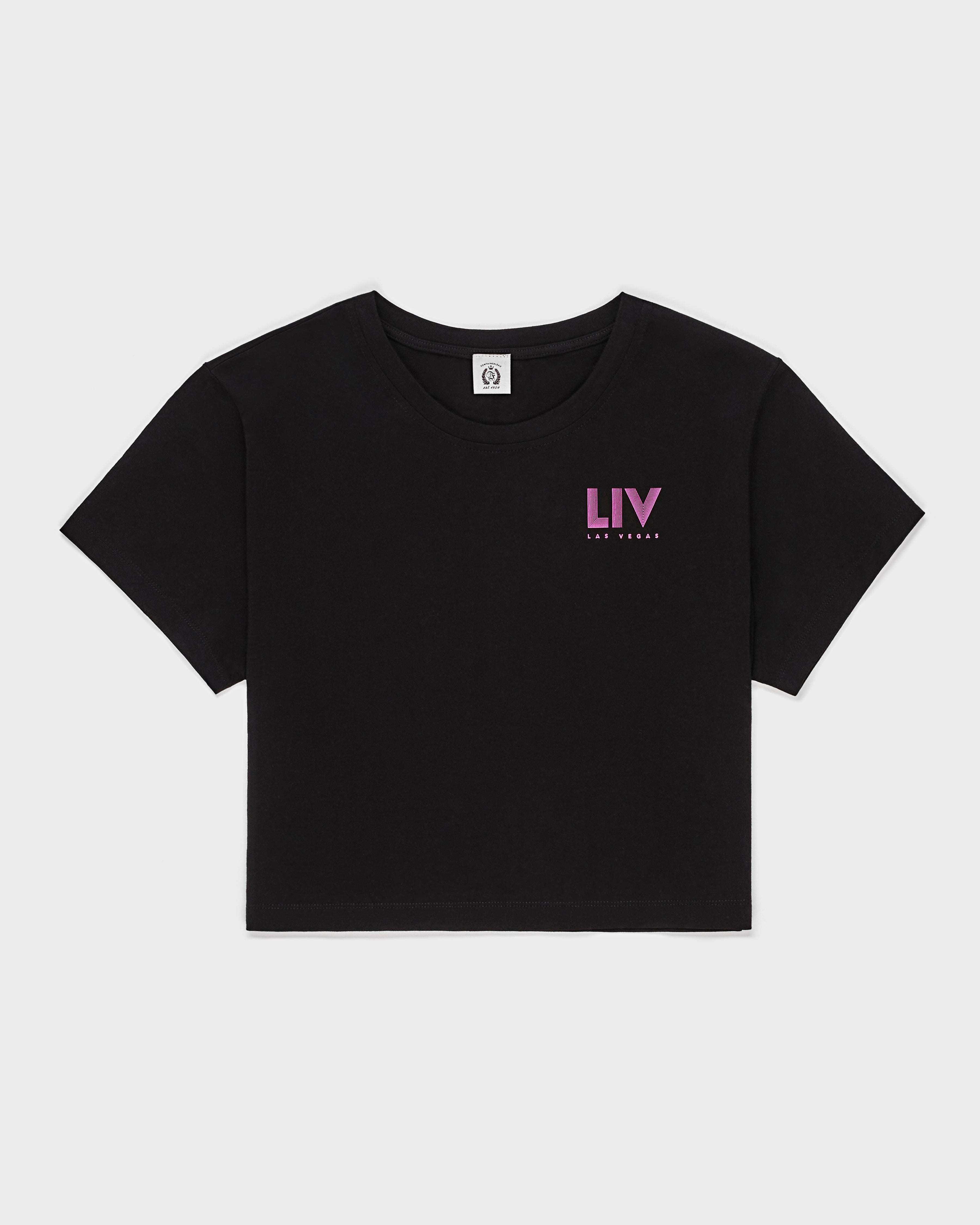 “LIV” Unisex Crop T-Shirt