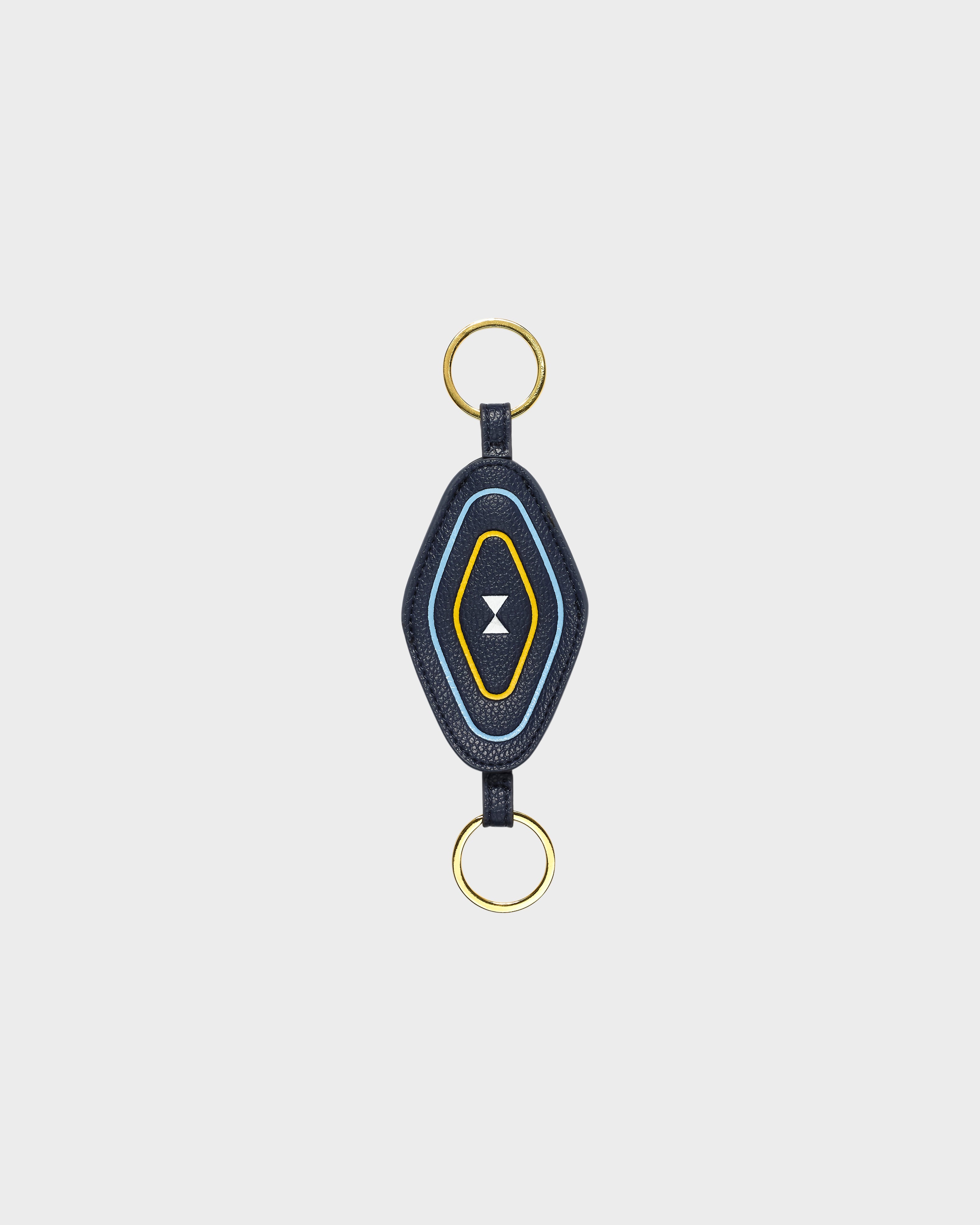 Bowtie Leather Keychain