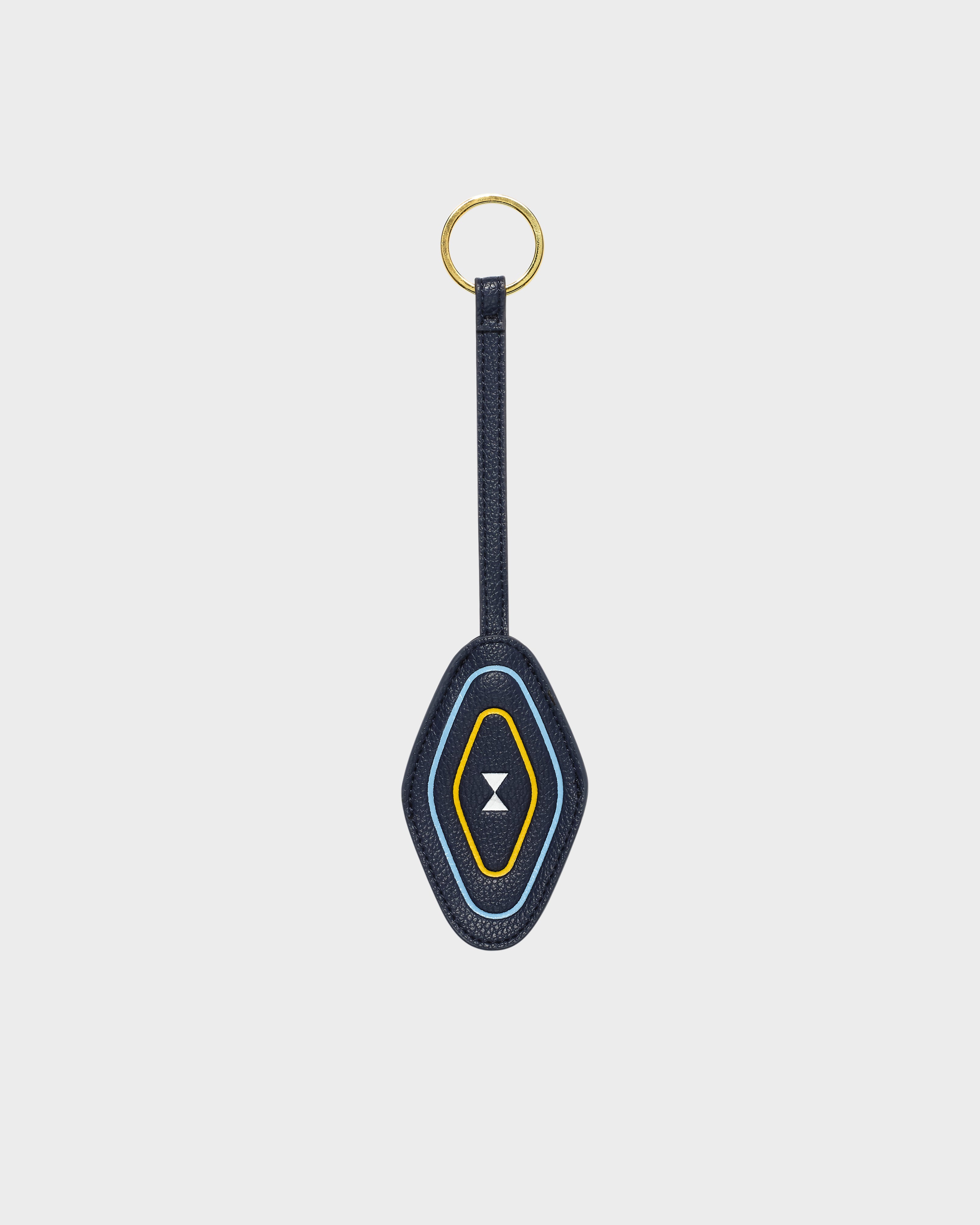 Bowtie Leather Keychain